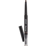 Flormar İki Uçlu Açılı Kaş Kalemi ve Kaş Fırçası (Açık Kahve) - Angled Brow Pencil - 002 Light Brown - 8690604572045