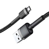 Baseus CAMKLF-C91 Cafule Micro USB 1.5A Kablo 2 mt - Kırmızı/Siyah