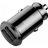 Baseus CCALL-ML02 Mini Dual USB 3.1A Max Çıkışlı Hızlı Araç Şarj Başlığı - Beyaz
