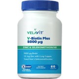Velavit V-Biotin 5000 Mg 60 Tablet