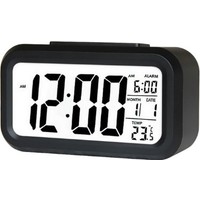 Schulzz Akıllı Işık Sensörlü Termometreli Alarmlı Masa Saat