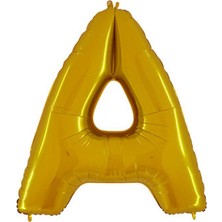 Whi̇te Süs Folyo Balon Harf A Altın 16" 40 cm Pk:1