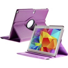 TahTicMer Samsung Note Pro 12.2" P900 P902 Tablet Kılıf 360 Dönerli Stand Mor