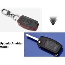 Ford Focus, Fiesta, Turneo, Kuga, C max Deri Anahtar Kılıfı (Sustalı)