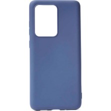 Coverzone Samsung Galaxy S20 Kılıf Premier Silikon Kılıf Lacivert + 5D Nano