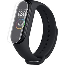 Coverzone  Mi Band 3-4 Ekran Koruyucu Jelatin Film Screen Protector 2 Adet
