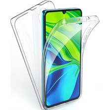 Gpack Xiaomi Mi Note 10 Pro Kılıf Ön Arka Şeffaf Silikon Koruma Şeffaf