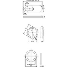 Canex Mandallı Çekmece Kilidi  16 mm