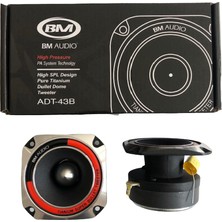 Bm Audio Adt - 43B 500 Watt Profesyonel Dome Tweeter 10 cm Titanyum Gövde Özellikli