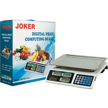 Joker Çelik Kefe Çift Ekran Elektronik Terazi 40 kg