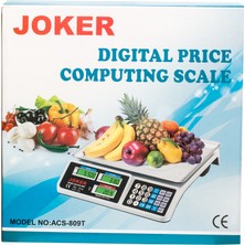 Joker Çelik Kefe Çift Ekran Elektronik Terazi 40 kg