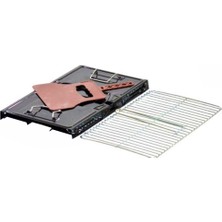 EsmaHome Katlanabilir Pratik Mangal + Taşınabilir Çanta + Yelpaze