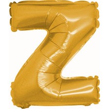 Whi̇te Süs Folyo Balon Harf Z Altın 16" 40 cm Pk:1