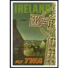 Beril Yamaç Design Studio Ireland Vintage Reprodüksiyon Poster