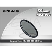 Yongnuo 55 mm Slim ND2-400 Variable Nd Filtre