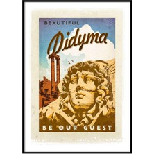 Beril Yamaç Design Studio Didim Vintage Reprodüksiyon Poster