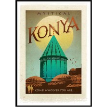 Beril Yamaç Design Studio Konya Vintage Reprodüksiyon Poster