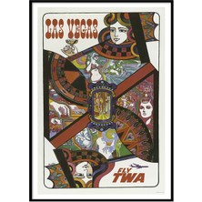 Beril Yamaç Design Studio Las Vegas TWA Vintage Reprodüksiyon Poster