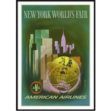 Beril Yamaç Design Studio New York Fair Vintage Reprodüksiyon Poster