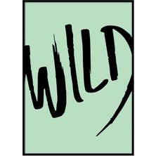 Beril Yamaç Design Studio Wild Tipografik Poster