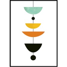 Beril Yamaç Design Studio İskandinav Şekiller İllüstrasyon Poster