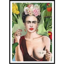 Beril Yamaç Design Studio Frida İllüstrasyon Reprodüksiyon Poster