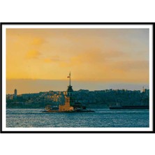 Beril Yamaç Design Studio Boğazda Günbatımı İstanbul Fotoğraf Poster