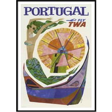 Beril Yamaç Design Studio Portekiz Portugal Vintage Reprodüksiyon Poster