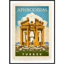 Beril Yamaç Design Studio Afrodisias Antik Kenti Vintage Reprodüksiyon Poster