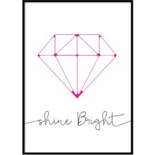 Beril Yamaç Design Studio Shine Bright Genç Odası Poster