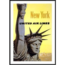 Beril Yamaç Design Studio New York Liberty Vintage Reprodüksiyon Poster