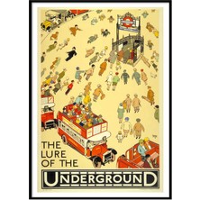 Beril Yamaç Design Studio London Underground Vintage Reprodüksiyon Poster