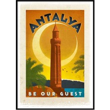 Beril Yamaç Design Studio Antalya Seyahat Vintage Reprodüksiyon Poster