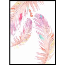 Beril Yamaç Design Studio Tüyler Soyut Genç Odası Poster