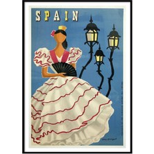 Beril Yamaç Design Studio Spain İspanya Vintage Reprodüksiyon Poster