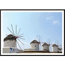 Beril Yamaç Design Studio Yel Değirmenleri Fotoğraf Poster