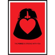 Beril Yamaç Design Studio Darth Love İllüstrasyon Poster
