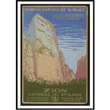 Beril Yamaç Design Studio Zion Vintage Reprodüksiyon Poster