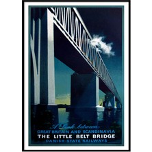 Beril Yamaç Design Studio Great Britain And Scandinavia Vintage Reprodüksiyon Poster