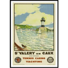 Beril Yamaç Design Studio St Valery Vintage Reprodüksiyon Poster