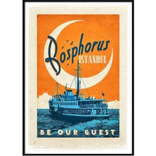 Beril Yamaç Design Studio İstanbul Boğaziçi Vintage Reprodüksiyon Poster