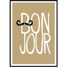 Beril Yamaç Design Studio Bon Jour Tipografik Poster