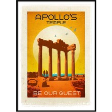 Beril Yamaç Design Studio Apollo Vintage Reprodüksiyon Poster