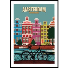 Beril Yamaç Design Studio Amsterdam Vintage Reprodüksiyon Poster