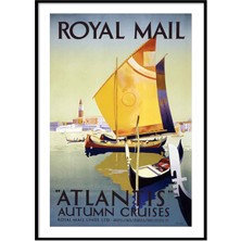 Beril Yamaç Design Studio Atlantis Vintage Reprodüksiyon Poster