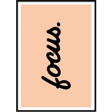 Beril Yamaç Design Studio Focus Tipografik Poster