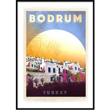 Beril Yamaç Design Studio Bodrum Vintage Reprodüksiyon Poster