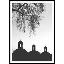 Beril Yamaç Design Studio Kubbeler Siyah Beyaz Fotoğraf Poster