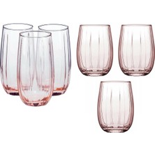 Paşabahçe 420415 12'li Linka Meşrubat Bardağı Pembe