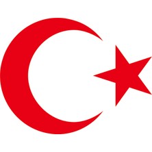 Tuğra Reklam Ayyıldız Sticker 10 x 8 cm 10'lu Paket